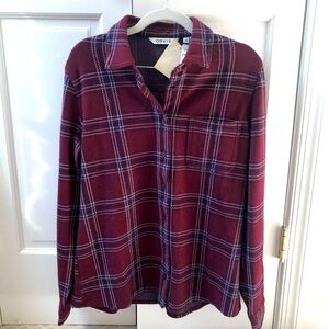 NWT - Orvis - Snowy River Brushed Knit Shirt - Medium